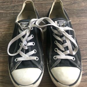 Low Rise Black and White Converse